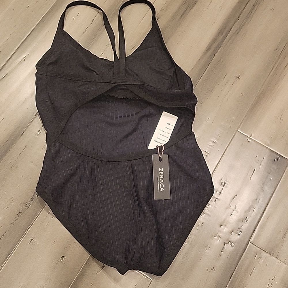 Zeraca black swimsuit, size 8